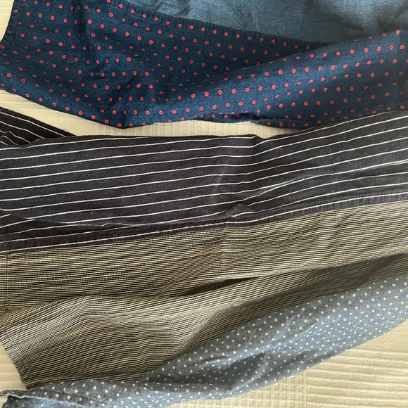 Japanese cotton patchwork scarf - Picture 3 of 11